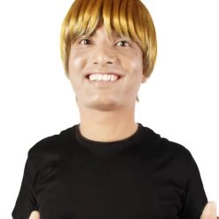 HPO Adult Men's Anime Manga Titan Attack Blonde Undercut Wig