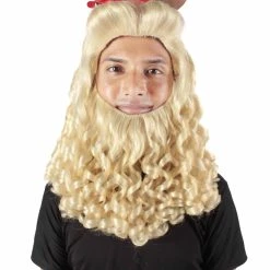 HPO Adult Men's Lion Wig | Multiple Color Options Cosplay Wig
