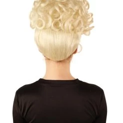 HPO Adult Women's Blonde American Rapper Curly Updo High Fashion Wig
