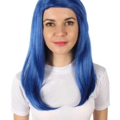 HPO Adult Women's Blue Animated Series Peacekeeper Wig