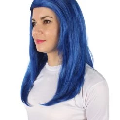 HPO Adult Women's Blue Animated Series Peacekeeper Wig