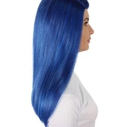 HPO Adult Women's Blue Animated Series Peacekeeper Wig