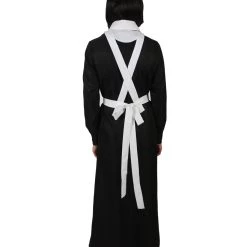 HPO Adult Women’s 55” Long Black And White Anime Movie Maid Costume