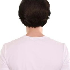 Adult Men's Medium Length Halloween Cosplay Antagonist Costume Wig With Beard, Synthetic Soft Fiber Hair, Perfect For Your Next Video Game Convention And Group Anime Party! | HPO