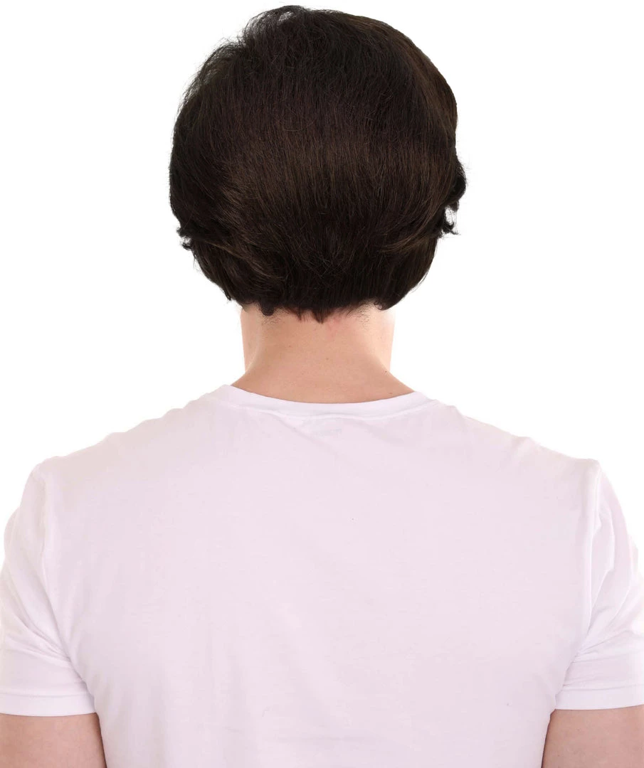 Adult Men's Medium Length Halloween Cosplay Antagonist Costume Wig With Beard, Synthetic Soft Fiber Hair, Perfect For Your Next Video Game Convention And Group Anime Party! | HPO