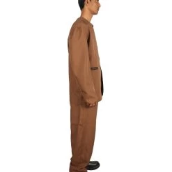 HPO Adult Men's 70's Singer Costume | Brown Cosplay Costume