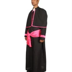 HPO Adult Men's Cardinal Costume | Black & Pink Cosplay Costume