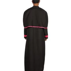 HPO Adult Men's Cardinal Costume | Black & Pink Cosplay Costume