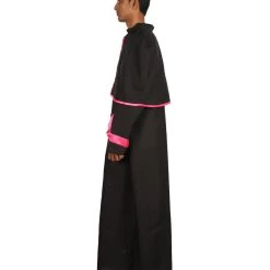HPO Adult Men's Cardinal Costume | Black & Pink Cosplay Costume