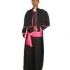 HPO Adult Men's Cardinal Costume | Black & Pink Cosplay Costume