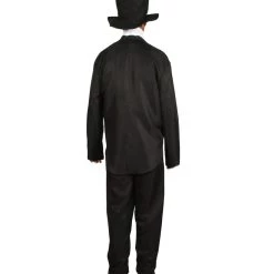 HPO Adult Men's Actor Costume | Black & White Halloween Costume