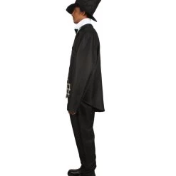 HPO Adult Men's Actor Costume | Black & White Halloween Costume