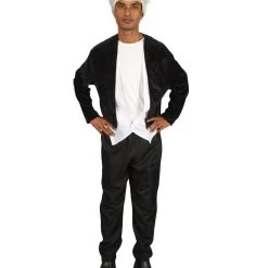 HPO Adult Men's Zombie Costume | Black & White Halloween Costume