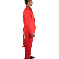 HPO Adult Men's Devil Costumes | Black & Red Halloween Costume