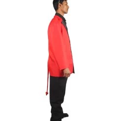 HPO Adult Men's Devil Costume | Black & Red Halloween Costume