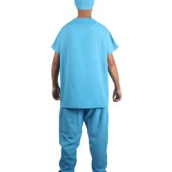 HPO Adult Men's Doctor Uniform Costume | Blue Cosplay Costume
