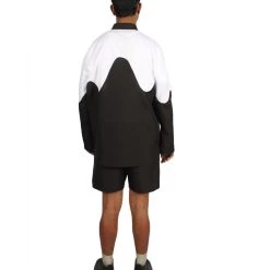 HPO Adult Men's Splatoon Costume | Black & White Cosplay Costueme