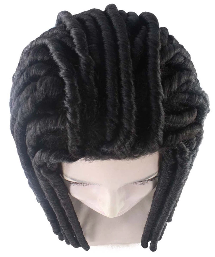 HPO Women's Long Black Dreadlock Womens Wig | Dramatical Halloween Wig | Premium Breathable Capless Cap