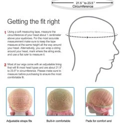 BC Introverted Bob | Women's Brown Color Straight Shoulder Length Trendy Introverted Bob Wig