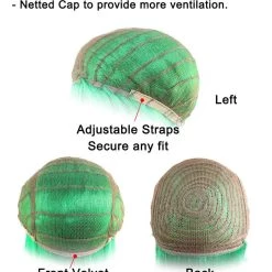 FLAGWIGS Tunisia Flag Sport Afro Halloween Wig