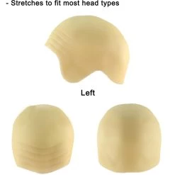 HPO Fighter Game Wig | Mens Short Length Brown Straight Mohawk And Beard Cosplay Wig Men's