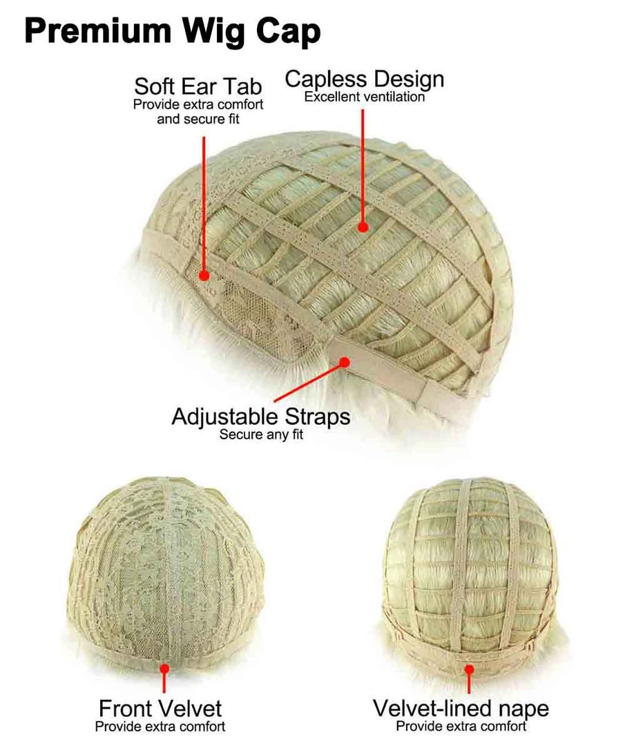 HPO Rainbow Bob Womens Wig | Party Ready Fancy Cosplay Halloween Wig | Premium Breathable Capless Cap