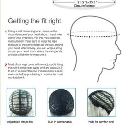 HPO Women's Womens Peculiar Wig | Black TV/Movie Wigs | Premium Breathable Capless Cap