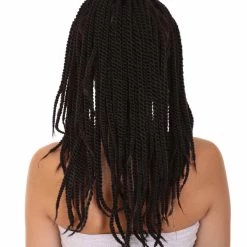 HPO Long Black Dreadlock Women's Wig | Dramatical Dreadlock Wig | Premium Breathable Capless Cap
