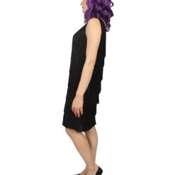 HPO Adult Women's Flapper Costume | Black Halloween Costume