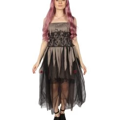HPO Adult Women's Zombie Gothic Costume | Multi Color Cosplay Costume