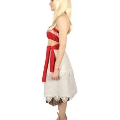 HPO Adult Women's Princess 3Pc Costume | Red And White Cosplay Costume