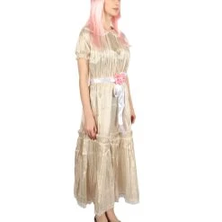 HPO Adult Women's Shinning Costume | Gold Cosplay Costume