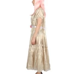 HPO Adult Women's Shinning Costume | Gold Cosplay Costume