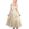 HPO Adult Women's Shinning Costume | Gold Cosplay Costume