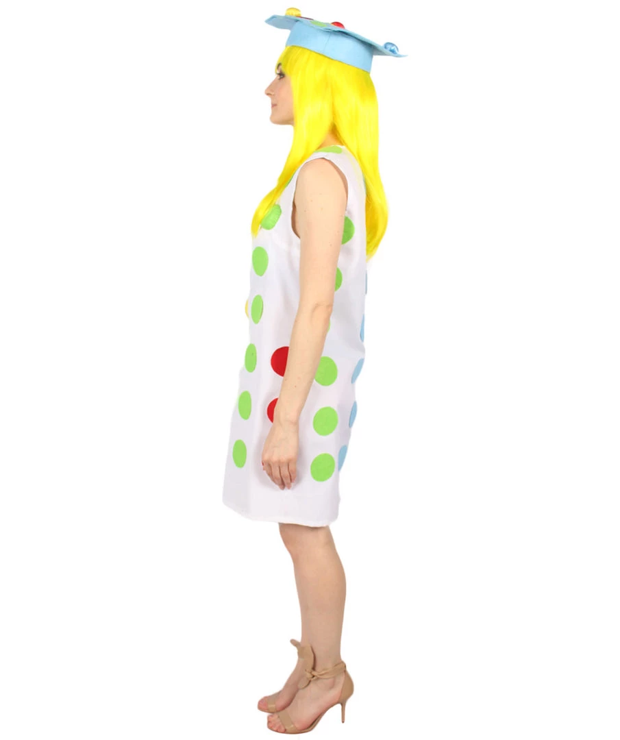 HPO Adult Women 3D Colorful Balls Costume | Multicolored Cosplay Costume