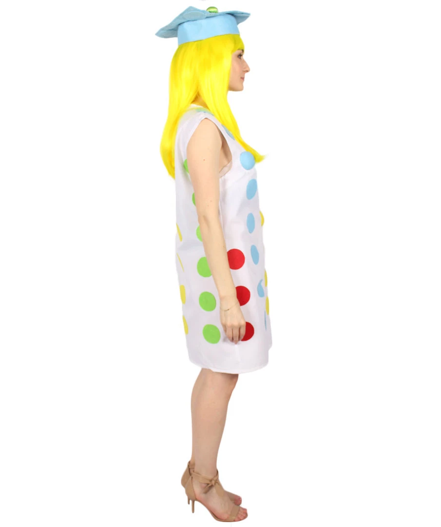 HPO Adult Women 3D Colorful Balls Costume | Multicolored Cosplay Costume
