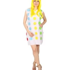 HPO Adult Women 3D Colorful Balls Costume | Multicolored Cosplay Costume