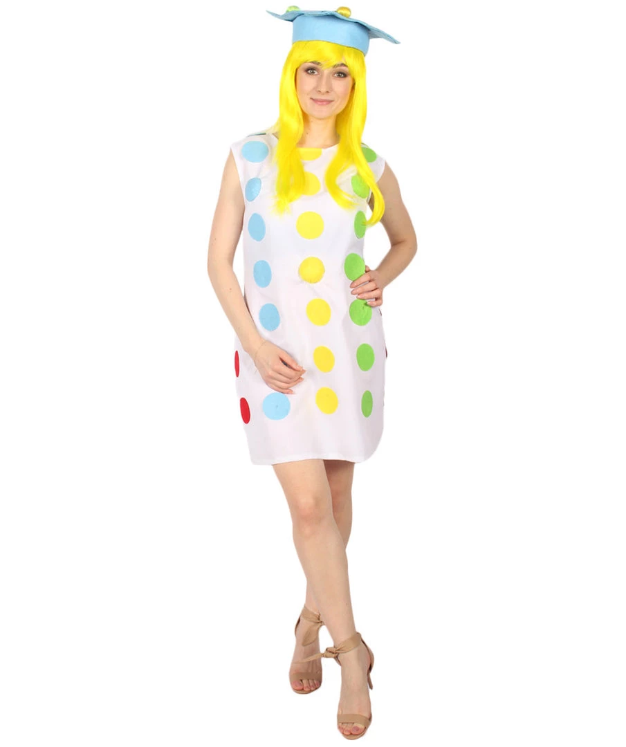 HPO Adult Women 3D Colorful Balls Costume | Multicolored Cosplay Costume