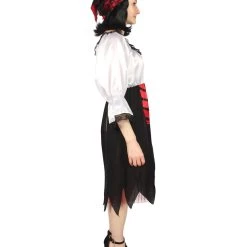 HPO Adult Women's Costume Sexy Pirate 2Pc Costume | Multi Color Cosplay Costume