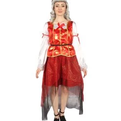 HPO Adult Women's Pirate Captain 3Pc Costume | Multi Cosplay Costume