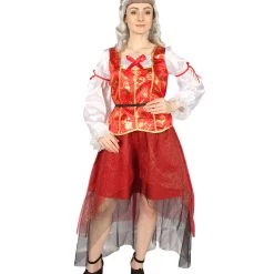 HPO Adult Women's Pirate Captain 3Pc Costume | Multi Cosplay Costume