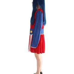 HPO Adult Women's Cheerleader Costume | Multi Color Cosplay Costume