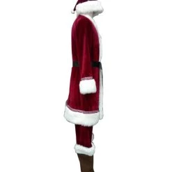 HPO Adult Men's Deluxe Classic Santa Claus Suit Costume | Multi Christmas Costume