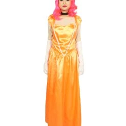 HPO Adult Women's Aristocrat Socialite Dress 20s Costume | Orange Cosplay Costume