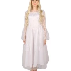 HPO Men's Adult Women Maleficent Costume | White Cosplay Costume