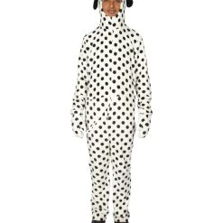 HPO Adult Men's Dalmatian Bobby Costume | Black And White Halloween Costume