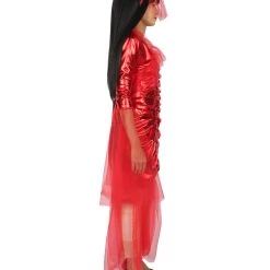 HPO Adult Women's Devilish Devil Bride Costume | Red Halloween Costume