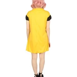HPO Adult Women's Ghost Dress Costume | Yellow Halloween Costume