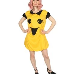 HPO Adult Women's Ghost Dress Costume | Yellow Halloween Costume