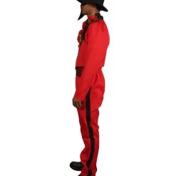 HPO Adult Men's Day Of The Dead Senor Costume | Red Cosplay Costume